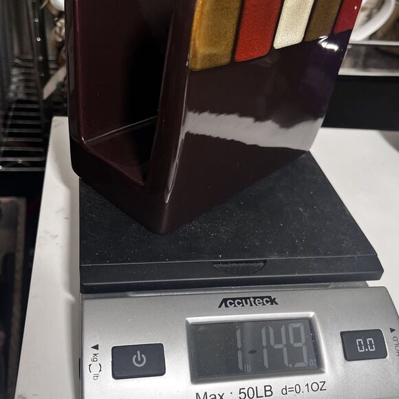 Pfaltzgraff Everyday Taos Napkin Holder Ceramic Southwest Colors Kitchen Decor‎ - Picture 10 of 10